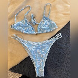 Kulani Kinis Light Blue Bikini Set
